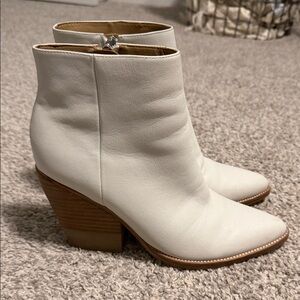 Marc fisher Women's White Ankle Boots